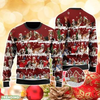 Basset Hound Sweater Ugly Christmas Sweater For Men Women | Favorety AU