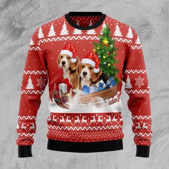 Beagle Dashing Ugly Christmas Sweater | Favorety DE