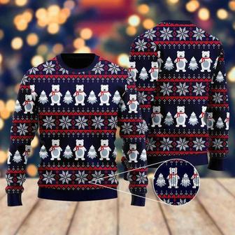 Bear Christmas In Somewhere Ugly Christmas Sweater For Men & Women | Favorety