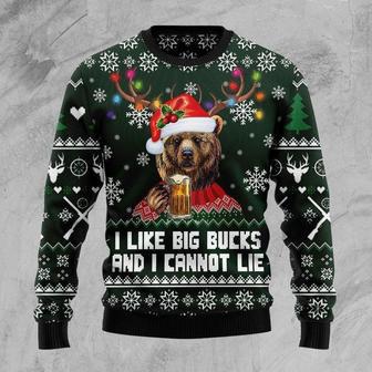 Bear Hunting And Beer Ugly Christmas Sweater | Favorety