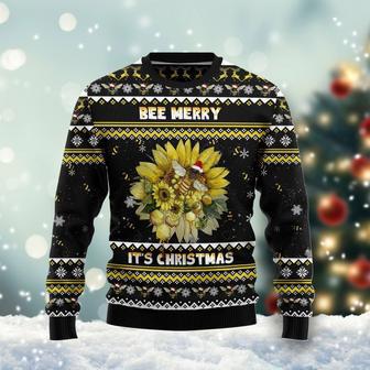 Bee Merry Its Time Ugly Christmas Sweater | Favorety