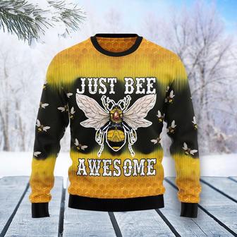 Bee Tie Dye Ugly Christmas Sweater | Favorety