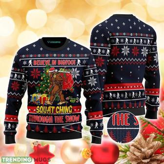 Believe In Bigfoot Sweater Ugly Christmas Sweater For Men Women | Favorety AU