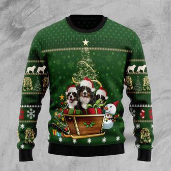 Bernese Mountain Dog Group Xmas Ugly Christmas Sweater | Favorety