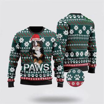 Bernese Mountain Dog Santa Printed Christmas Ugly Sweater – Dog Lover Christm | Favorety CA