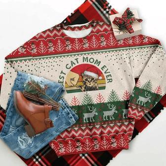 Best Cat Ever Ugly Christmas Sweater | Favorety