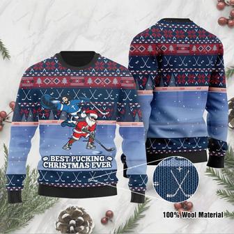 Best Pucking Christmas Ever Ugly Christmas Sweater | Favorety DE