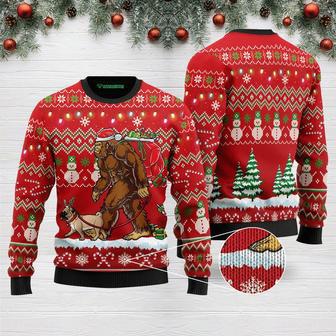 Bigfoot Pug Ugly Christmas Sweater | Favorety CA