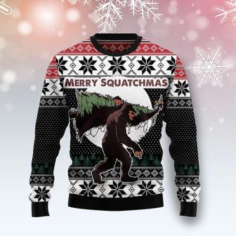 Bigfoot Squatchmas Ugly Christmas Sweater | Favorety AU