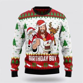 Birthday Boy Ugly Christmas Sweater, Jumper – Gifts For Christians | Favorety