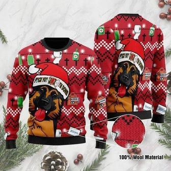 Black And Tan German Shepherd Dog Im Done Ugly Christmas Sweater | Favorety DE