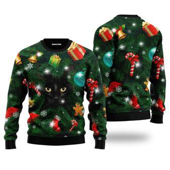 Black Cat Family Christmas Ugly Christmas Sweater, Jumper For Men & Women Adult | Favorety UK