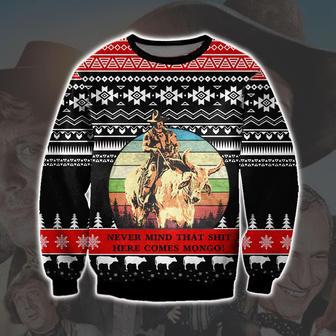 Blazing Saddles Print Ugly Christmas Sweater | Favorety CA