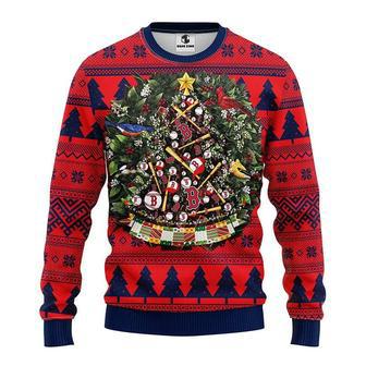 Boston Red Sox Christmas Tree Ugly Sweater | Favorety CA