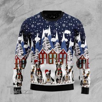 Boston Terrier Family Ugly Christmas Sweater | Favorety UK