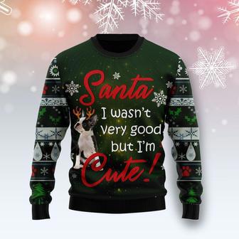 Boston Terrier Im Cute Ugly Christmas Sweater | Favorety