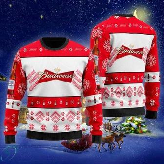 Budweiser Beer Ugly Christmas Sweater, Jumper | Favorety DE