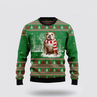 Bulldog True Friend Ugly Christmas Sweater, Jumper – Pet Lover Christmas Sweater | Favorety DE