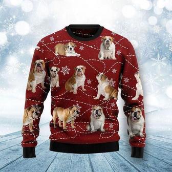 Bulldog Ugly Christmas Sweater | Favorety