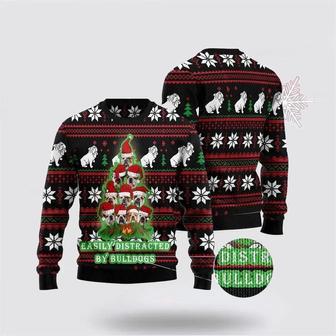 Bulldogs Tree Ugly Christmas Sweater, Jumper – Pet Lover Christmas Sweater | Favorety AU