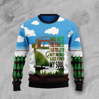 Camping Forest My Soul Ugly Christmas Sweater | Favorety CA