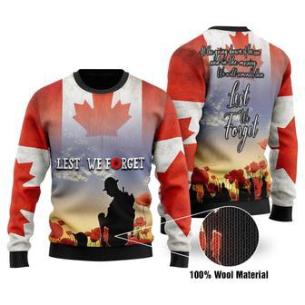 Canadian Christmas Veteran Ugly Christmas Sweater | Favorety CA