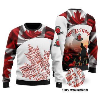 Canadian Veterans Ugly Christmas Sweater | Favorety UK