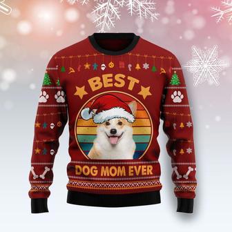 Cardigan Welsh Corgi Best Dog Mom Ever Ugly Christmas Sweater | Favorety AU