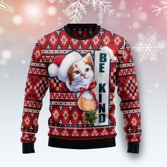 Cat Be Kind Ugly Christmas Sweater | Favorety CA