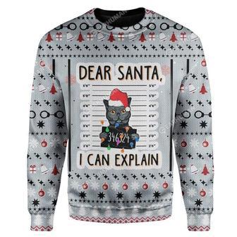 Cat Can Explain Ugly Christmas Sweater | Favorety UK