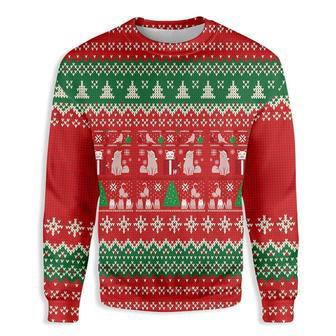 Cat Christmas Present Ugly Christmas Sweater | Favorety UK