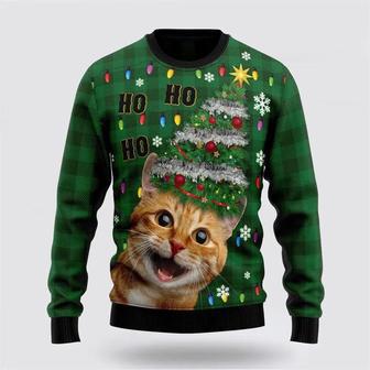 Cat Christmas Tree Ugly Christmas Sweater Ulgy Christmas Sweater | Favorety