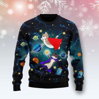 Cat Galaxy Ugly Christmas Sweater | Favorety