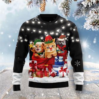 Cat Gifts Noel Ugly Christmas Sweater | Favorety