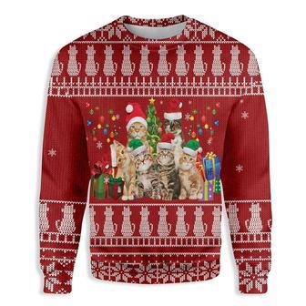 Cat Lovers Christmas Ugly Christmas Sweater | Favorety UK