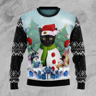 Cat Snowman Ugly Christmas Sweater | Favorety AU