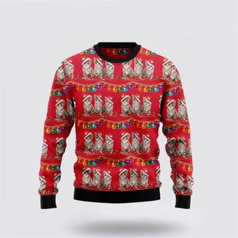 Cat Themed Kitten Christmas Ugly Christmas Sweater, Jumper – Cat Lover Christmas | Favorety DE