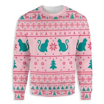 Cats Love Christmas Ugly Christmas Sweater | Favorety AU