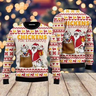 Chicken For Everybody Funny Ugly Christmas Sweater For Men & Women | Favorety AU