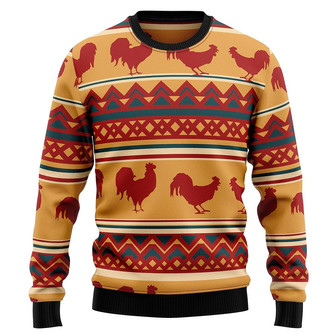 Chicken Unisex Christmas Sweater Men & Women , Plus Size Xmas Pullover Sweashirt for Men and Women - Thegiftio UK