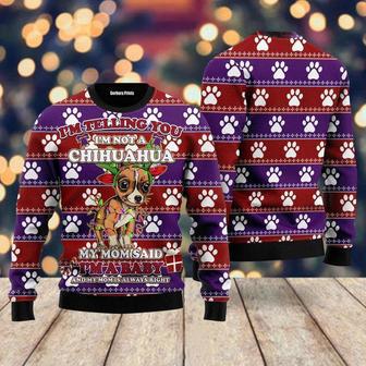 Chihuahua Baby Ugly Christmas Sweater For Men & Women | Favorety CA