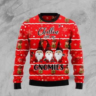 Chillin With My Gnomies Ugly Christmas Sweater | Favorety AU