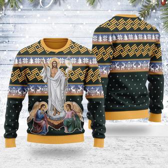 Christ Victorious Resurrection Christmas Sweater | Favorety UK