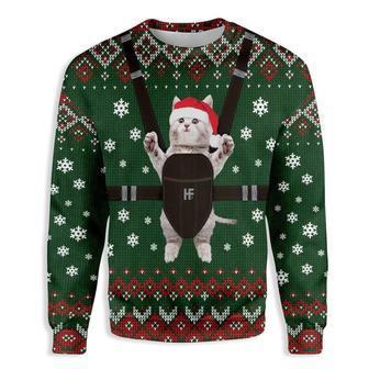 Christmas Cat Ugly Christmas Sweater | Favorety UK