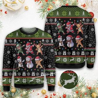 Christmas Character Dabbing Ugly Christmas Sweater | Favorety CA