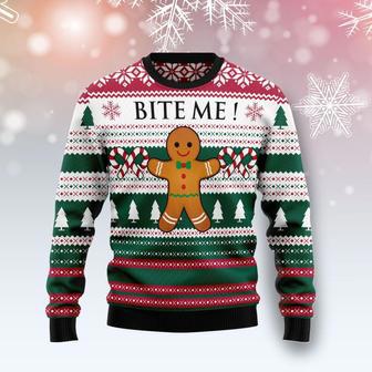 Christmas Cookies Bite Me Ugly Christmas Sweater | Favorety DE