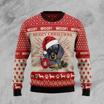 Christmas Dachshund Dog Ugly Christmas Sweater | Favorety AU