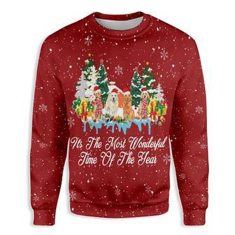 Christmas Golden Retriever ItS The Most Wonderful Time Of The Year Ugly Christmas Sweater | Favorety AU