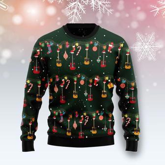 Christmas Instrument Guitar Ugly Christmas Sweater | Favorety CA