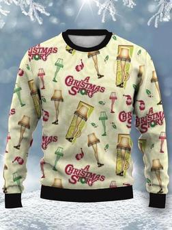 Christmas Lamp Print Casual – Ugly Sweater Christmas | Favorety UK